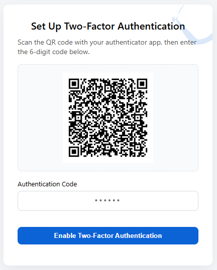MFA/2FA Setup